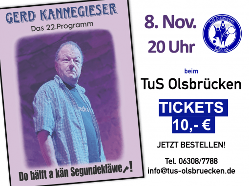 Gerd Kannegieser kommt ins Sportheim
